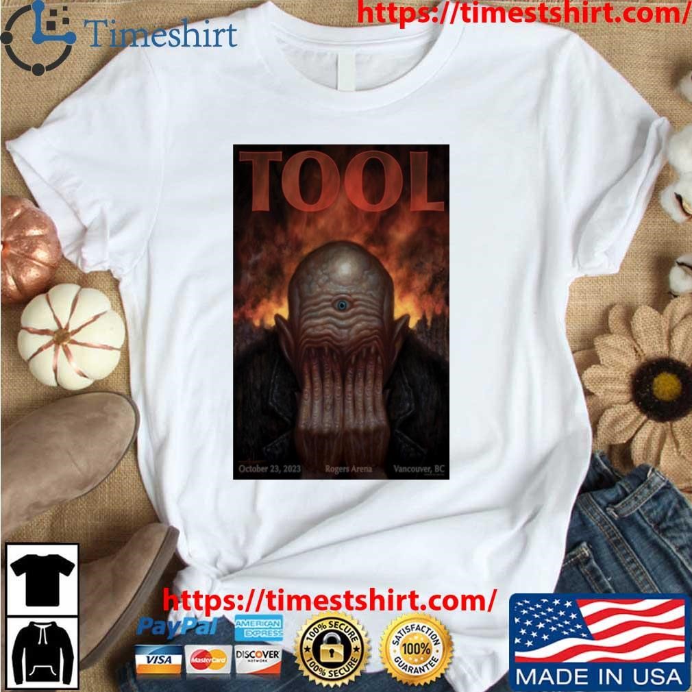 Tool Event Rogers Arena Vancouver October 23 2023 t-shirt
