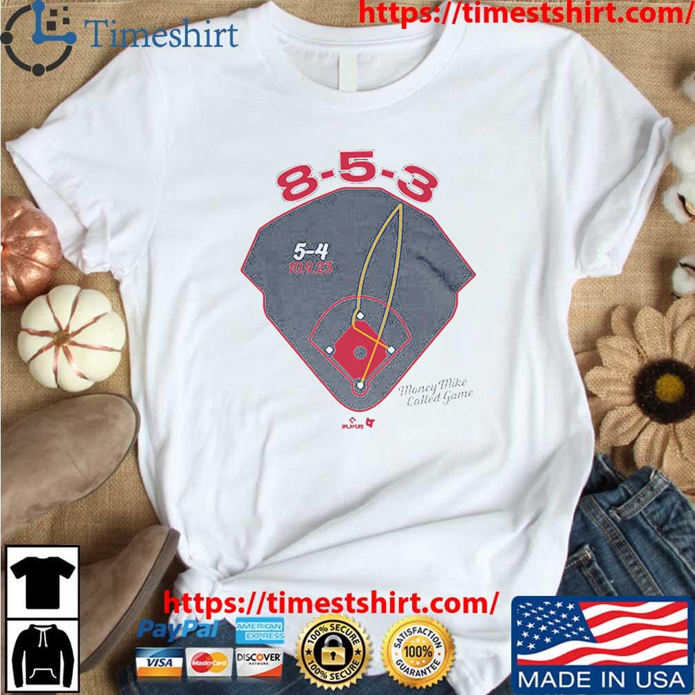 Official Atlanta Braves The 8-5-3 Game Money Mike Called Game T-Shirt,  hoodie, sweater, long sleeve and tank top