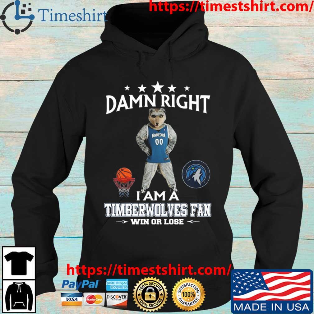 Damn Right I Am A Minnesota Timberwolves Mascot Fan Win Or Lose Ornament  Custom Name - Teespix - Store Fashion LLC