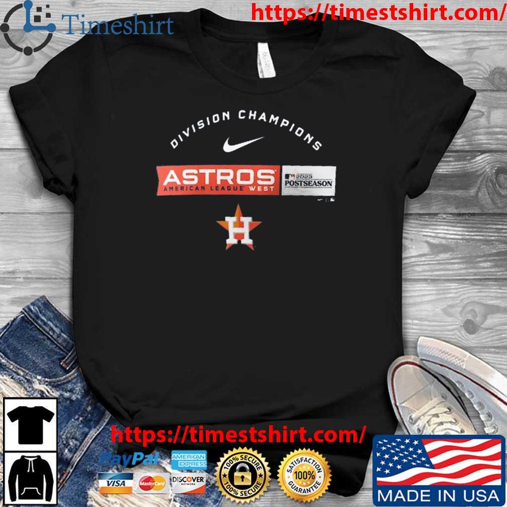 Men's Houston Astros Nike Navy 2023 AL West Division Champions T-Shirt