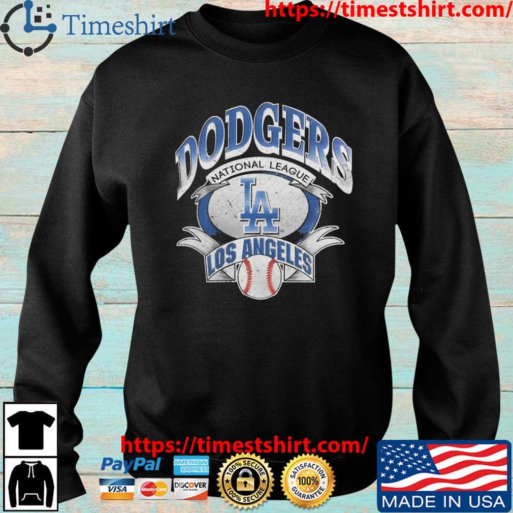 Official Los Angeles Dodgers Majestic Mlb National League Banner Vintage T- shirt, hoodie, sweater, long sleeve and tank top