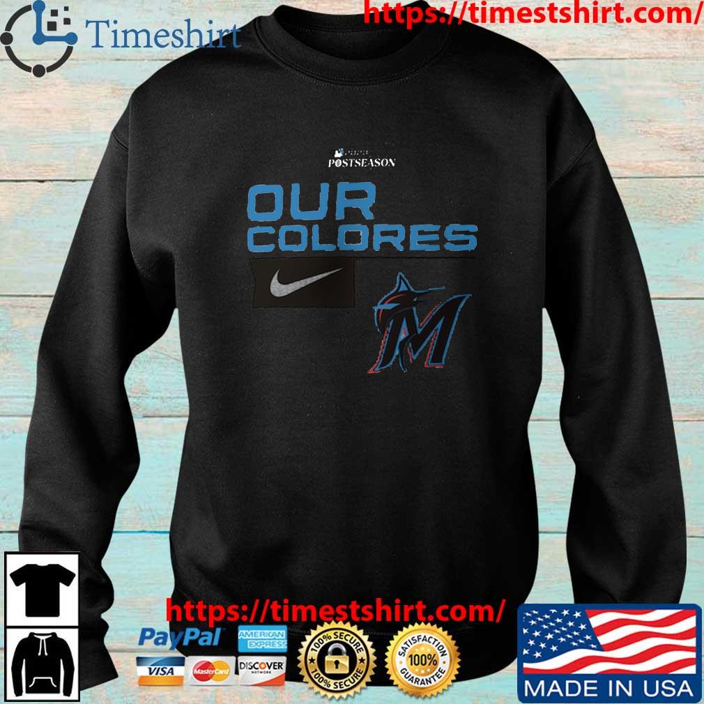 Miami Marlins Our Colores 2023 Postseason Shirt, hoodie