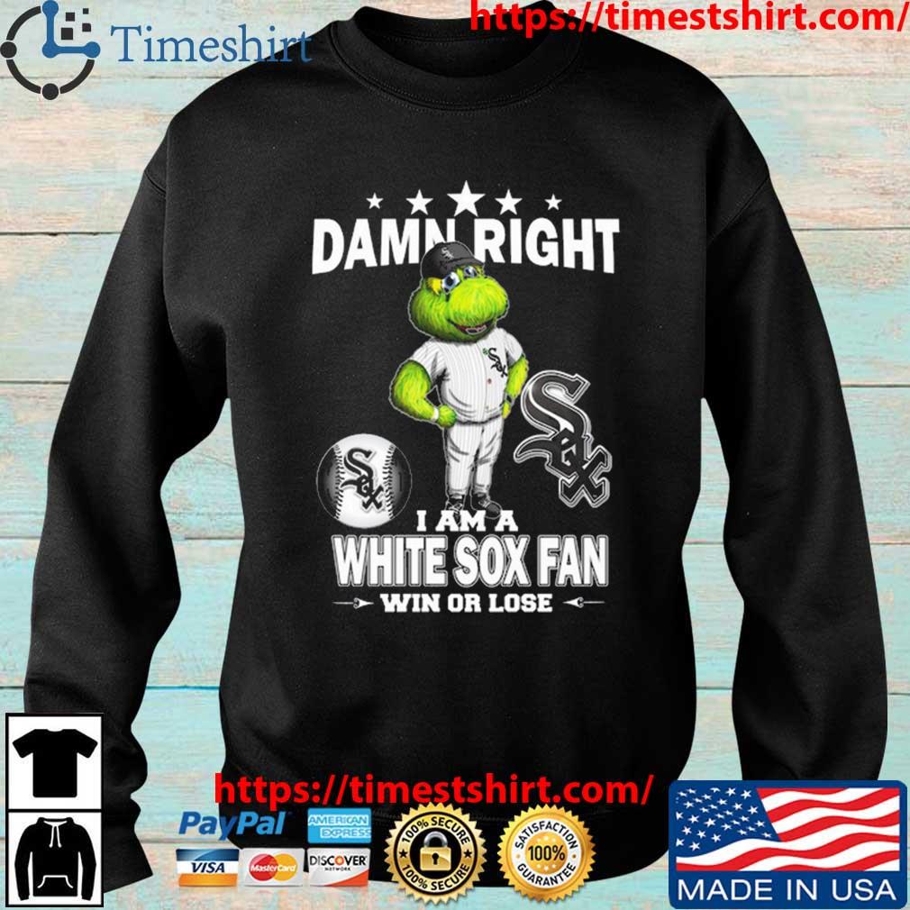 White Sox Retro Mascot T-shirt XL Gray