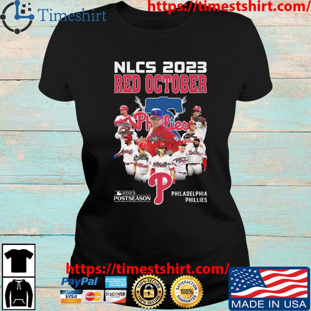 Red October 2023 Nlcs Philadelphia Phillies Shirt - Peanutstee
