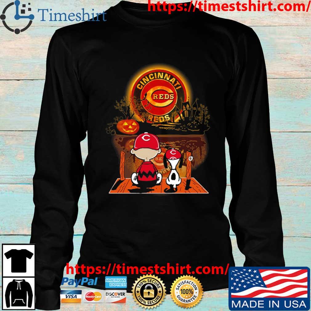 Peanuts Charlie Brown And Snoopy Playing Baseball Cincinnati Reds shirt,sweater,  hoodie, sweater, long sleeve and tank top