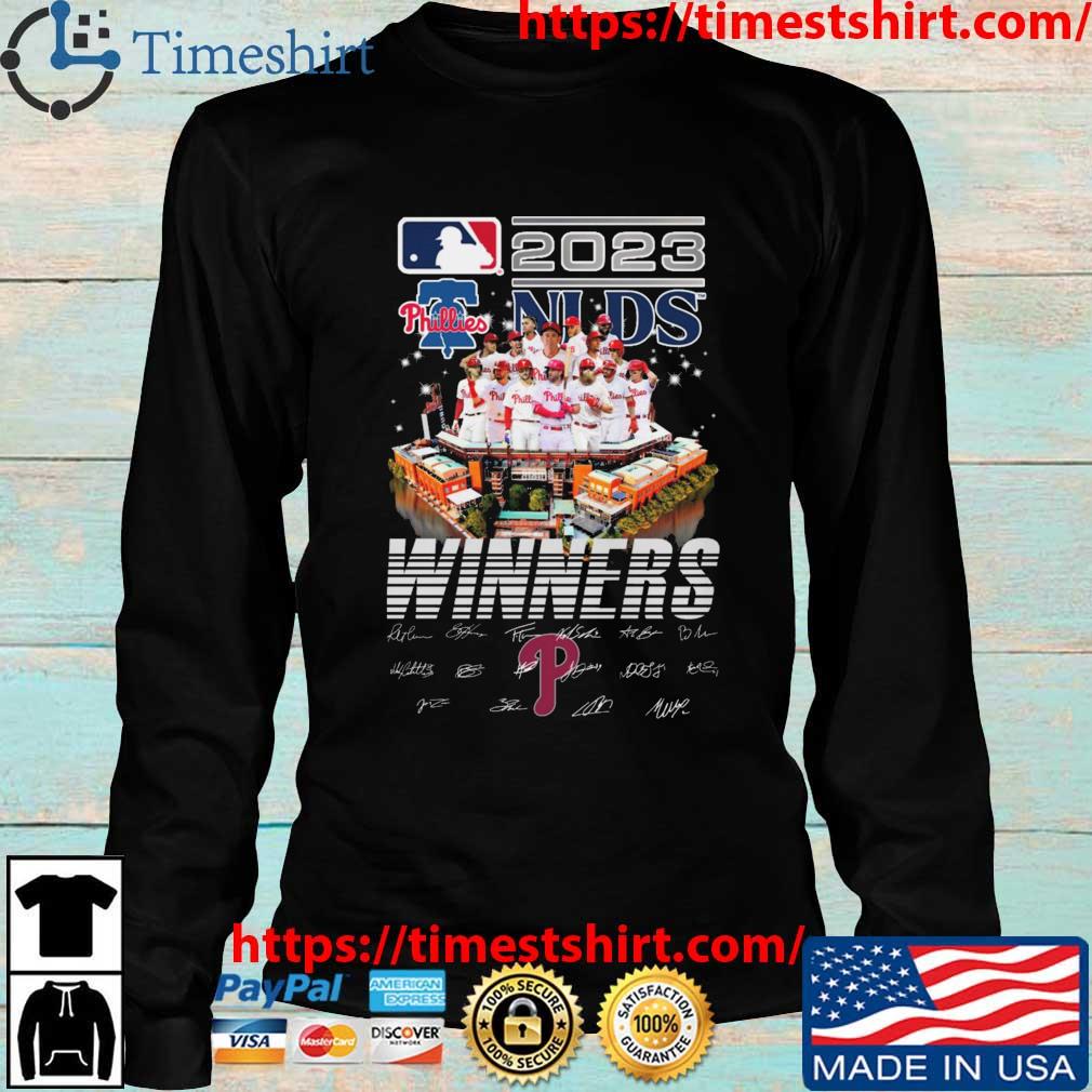 2023 NLDS Philadelphia Phillies Winner Signature T Shirt - Limotees