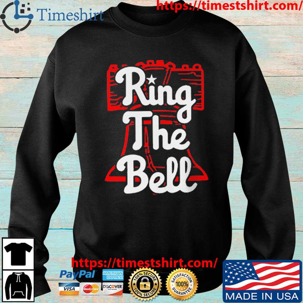 Ring The Bell Baseball Maroon hooded men's sweatshirt