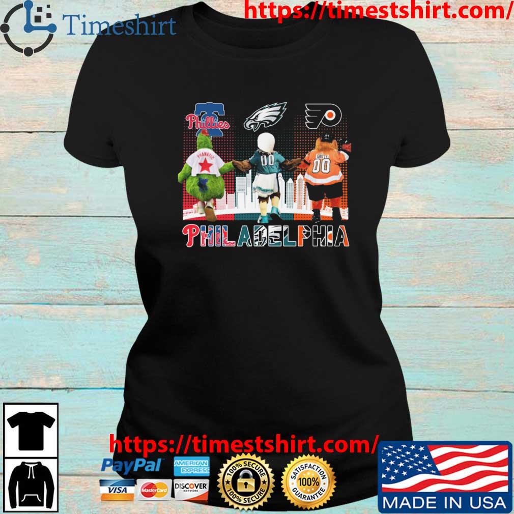 Original Philadelphia Teams Sport Skyline Mascot Phillies Eagles And Flyers  Shirt, hoodie, sweater, long sleeve and tank top