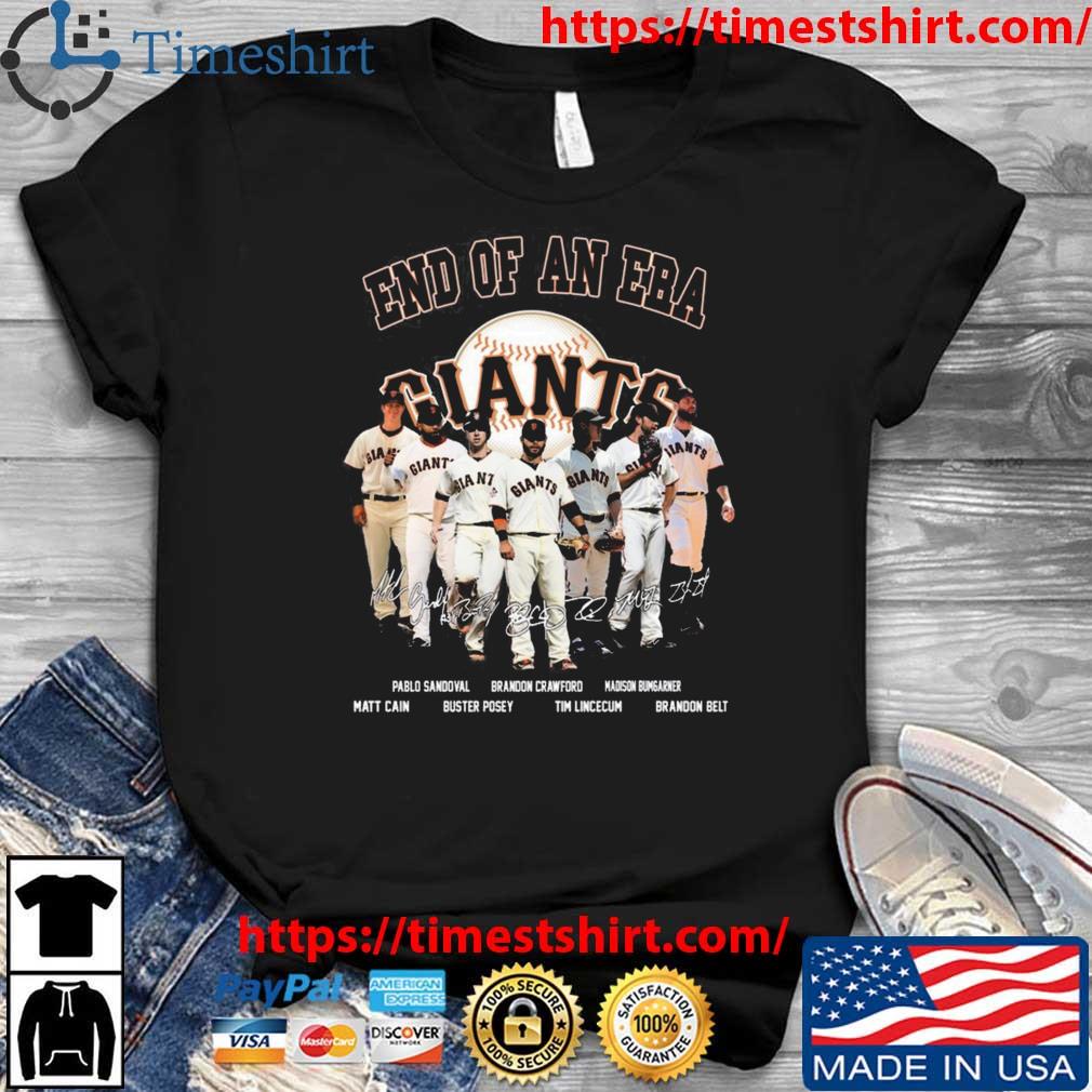 Official End of an era san francisco giants T-shirt, hoodie, tank