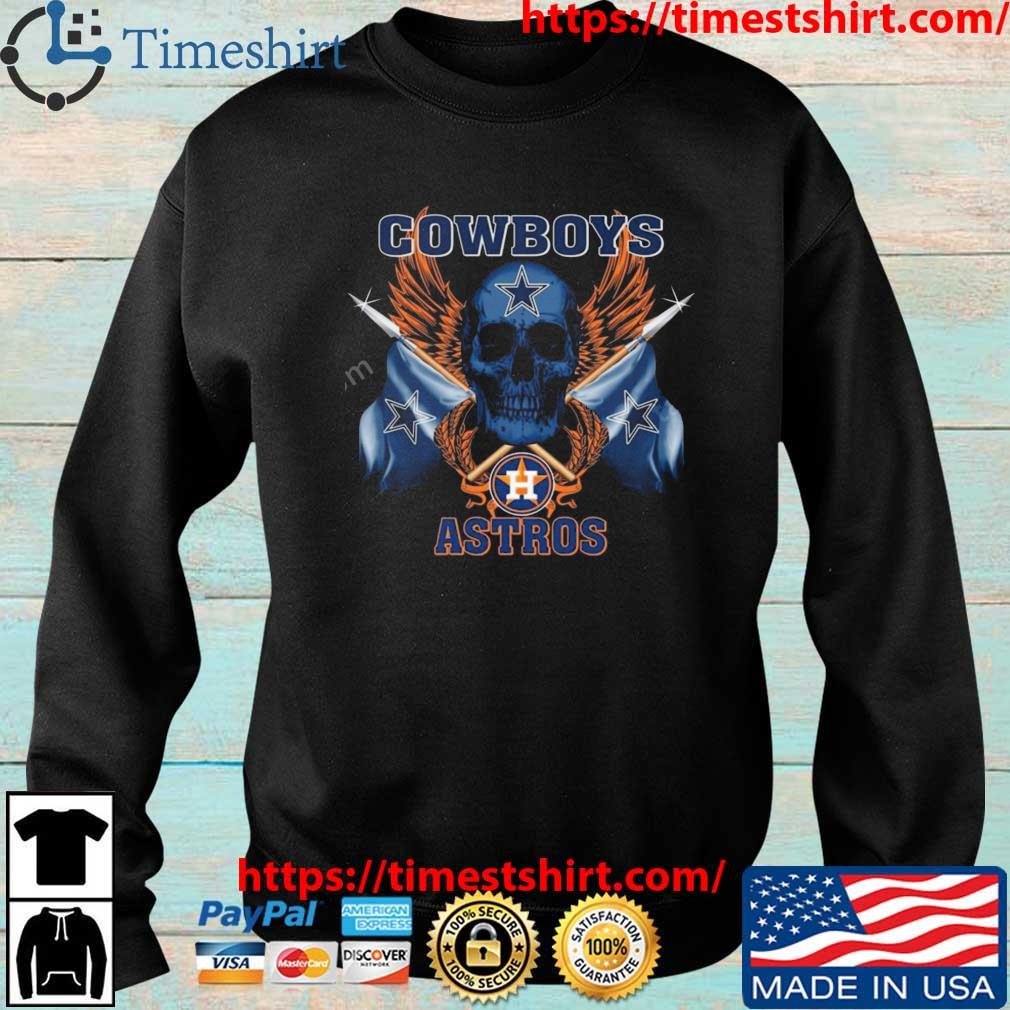 Original Skull Dallas Cowboys And Houston Astros shirt, hoodie