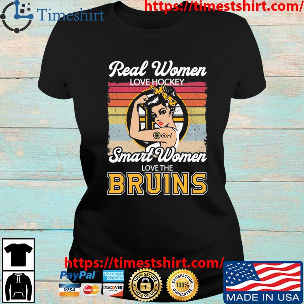 Original Strong Girls Real Women Love Football Smart Women Love The Boston  Bruins Vintage shirt, hoodie, sweater, long sleeve and tank top