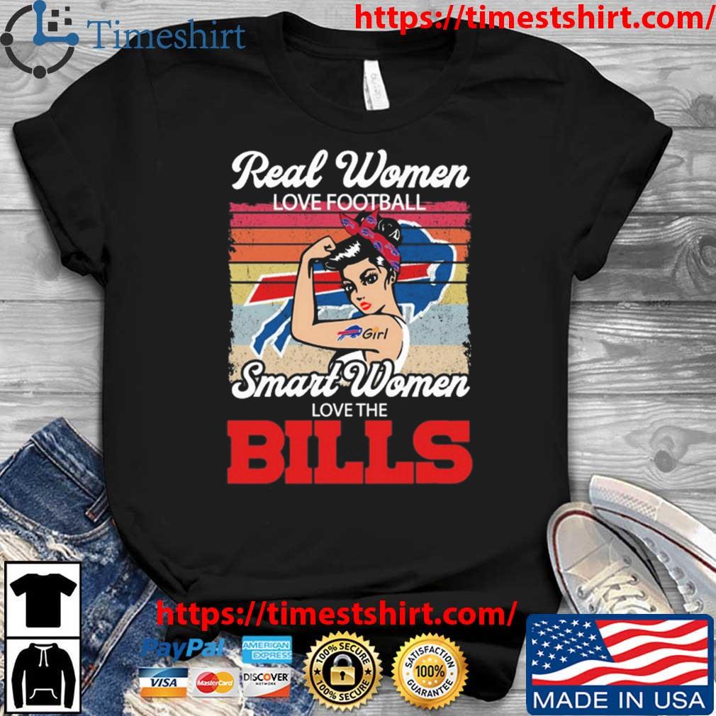 2022 NFL Real Women love football smart Women love the Buffalo Bills  signatures shirt, hoodie, sweater, long sleeve and tank top