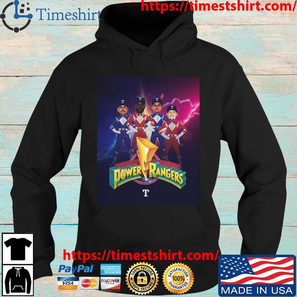 Texas Rangers Power Rangers Shirt, Hoodie, Sweatshirt, Women Tee - Lelemoon