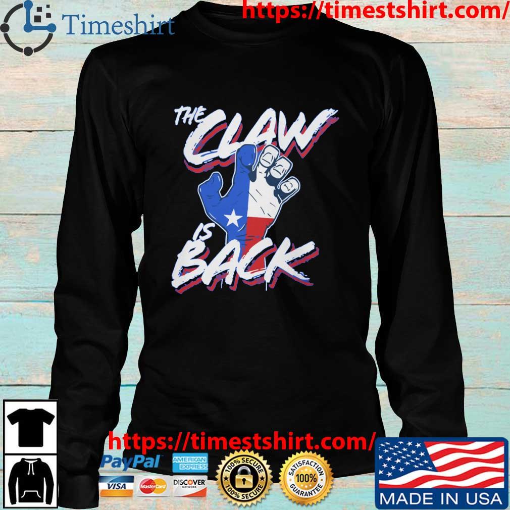 Texas Rangers The Claw Is Back Shirt