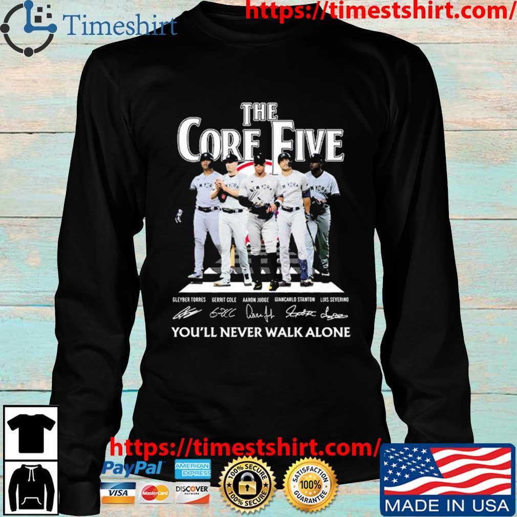Official you'll Never Walk Alone New York Yankees The Core Five