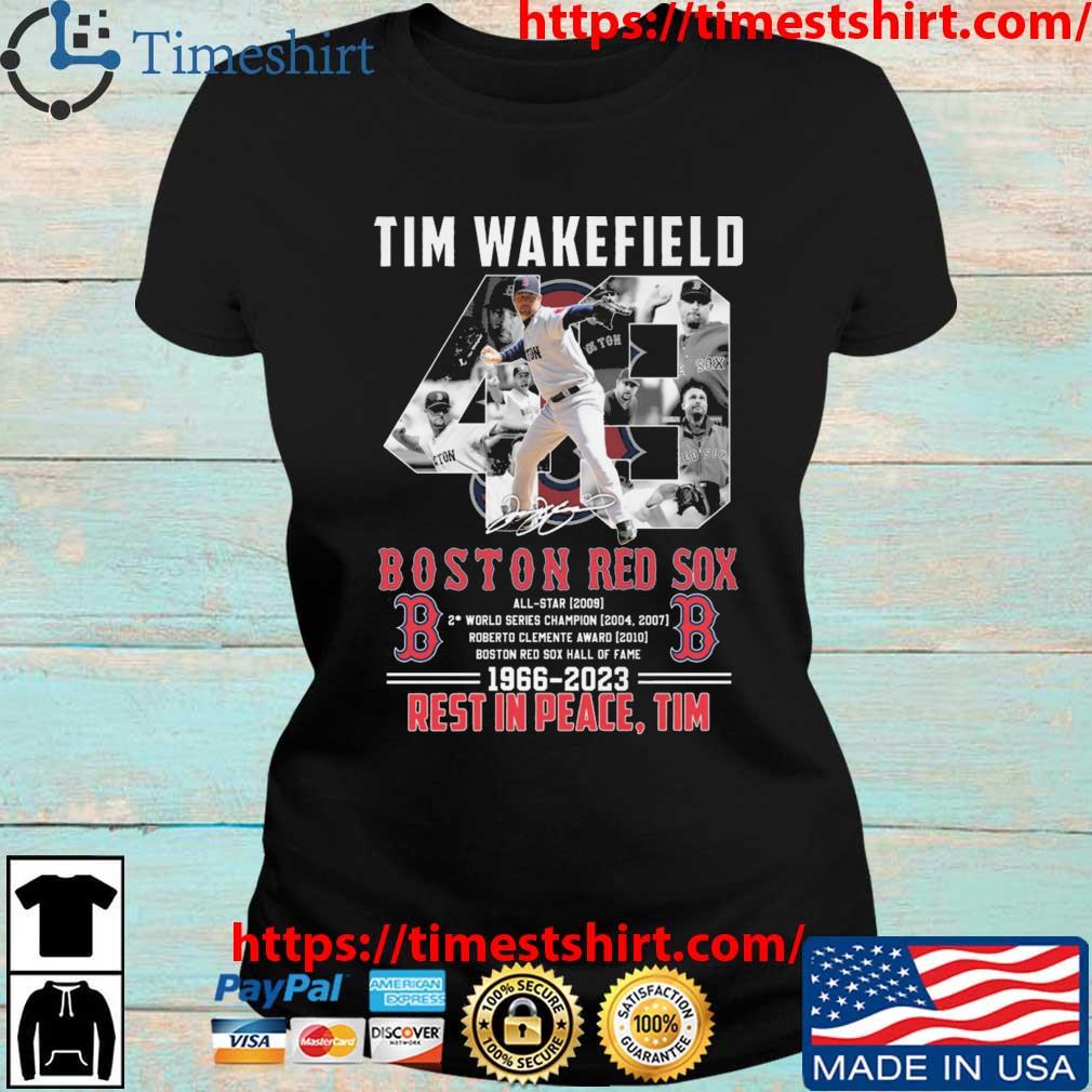 Tim Wakefield Boston Red Sox signature 1966 2023 Rest In Peace Tim shirt,  hoodie, sweater, long sleeve and tank top