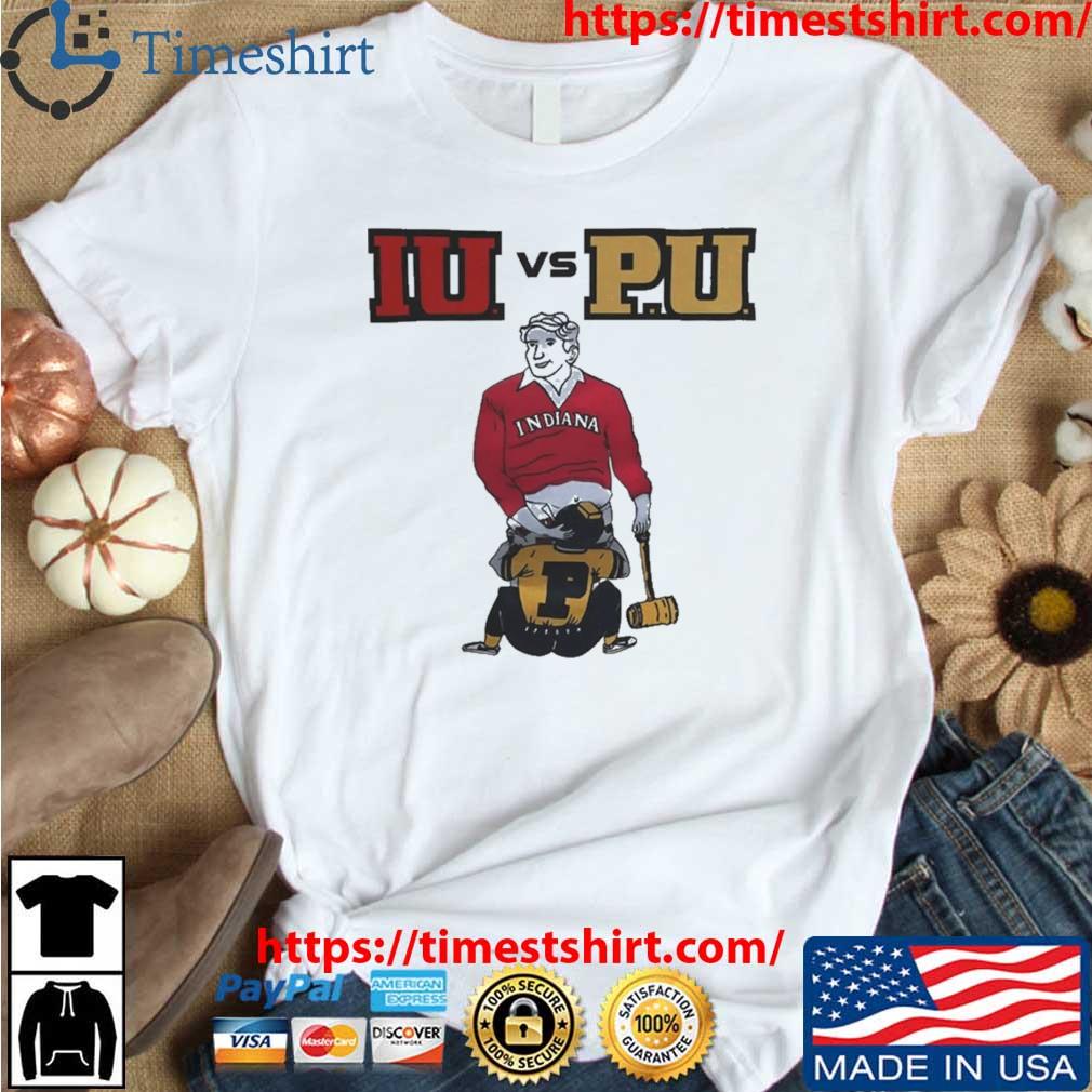 Original indiana Hoosiers Edits IU vs Purdue Boilermakers PU T-Shirt