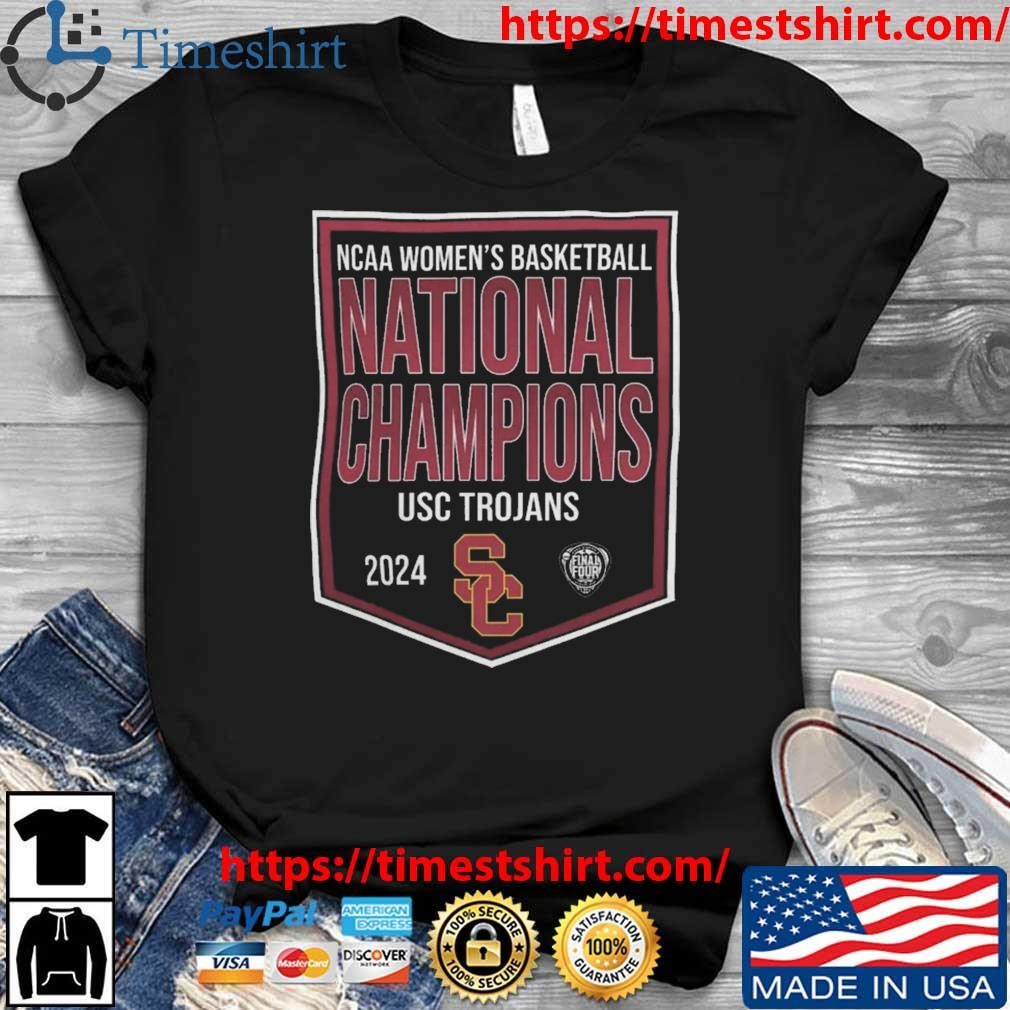 Official Usc Trojans 2024 NCAA Women’s Basketball National Champions T-shirt