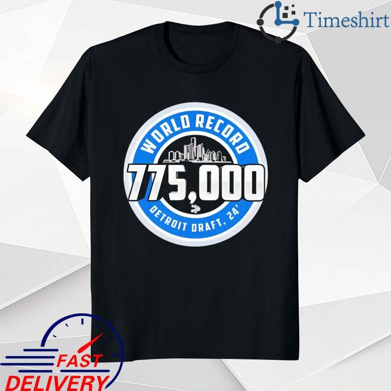 Official World Record 775000 Detroit 2024 T-shirt